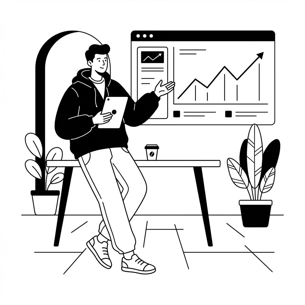 Real-time Analytics Illustration